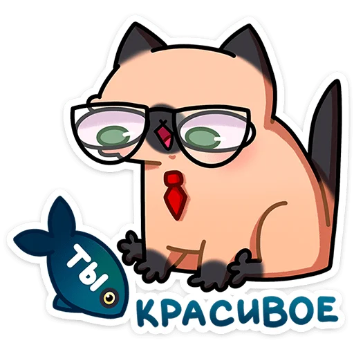 🐱 Стикер «Мурчальня» для Telegram