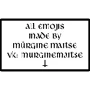 Стикер 49 ️ murgine maitse art
