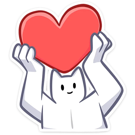 ❤️ Стикер «Мурк» для Telegram
