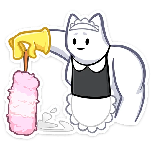 🧹 Стикер «Мурк» для Telegram