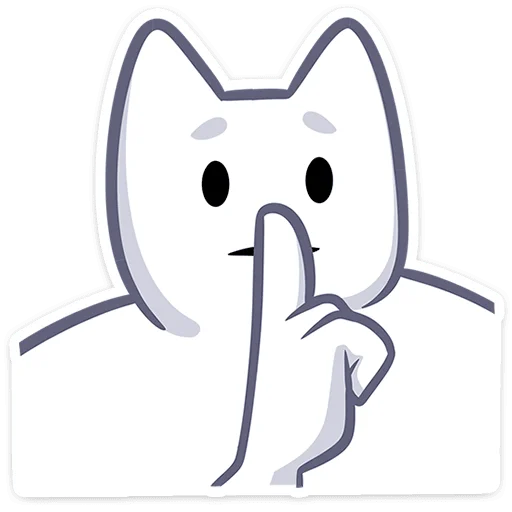 🤫 Стикер «Мурк» для Telegram