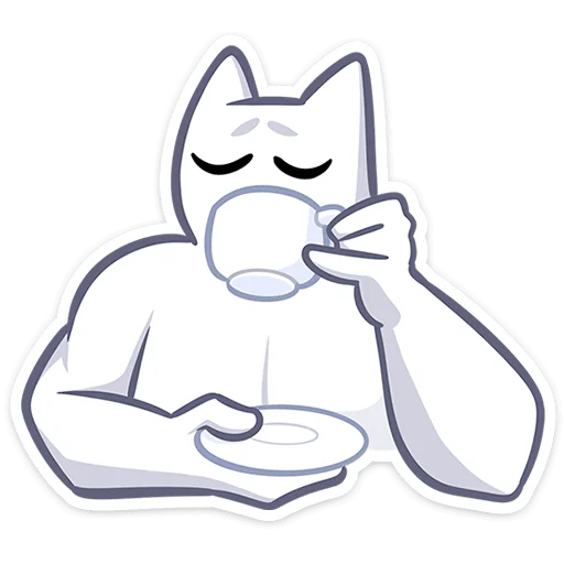 ☕️ Стикер «Мурк» для Telegram