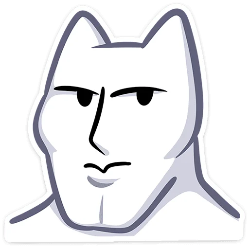🗿 Стикер «Мурк» для Telegram