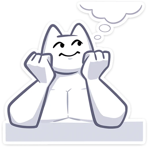 🤔 Стикер «Мурк» для Telegram
