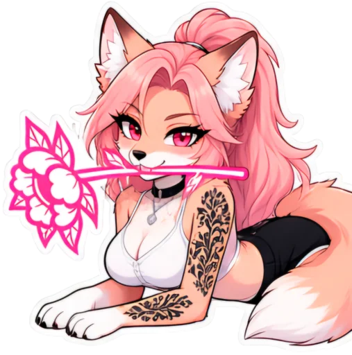 🌹 Стикер «Мерфи» для Telegram