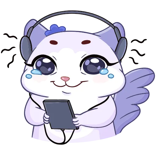 🎧 Эмодзи «Кусалочка» для Telegram