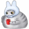 ☕ Эмодзи «Мурзик» для Telegram