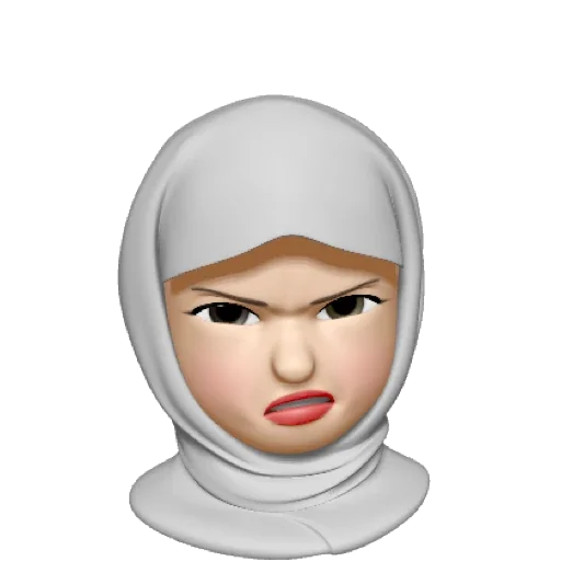 😠 Стикер «Muslima» для Telegram