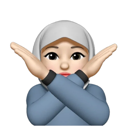 🙅‍♀️ Стикер «Muslima» для Telegram