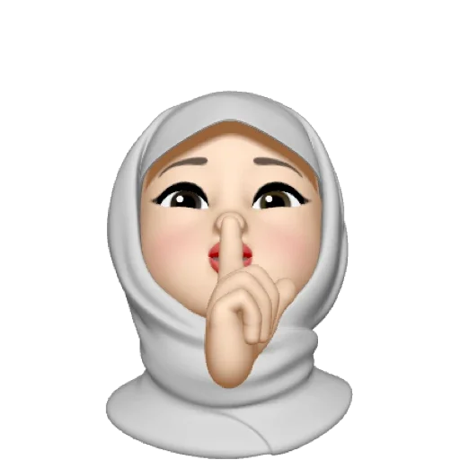 🤫 Стикер «Muslima» для Telegram