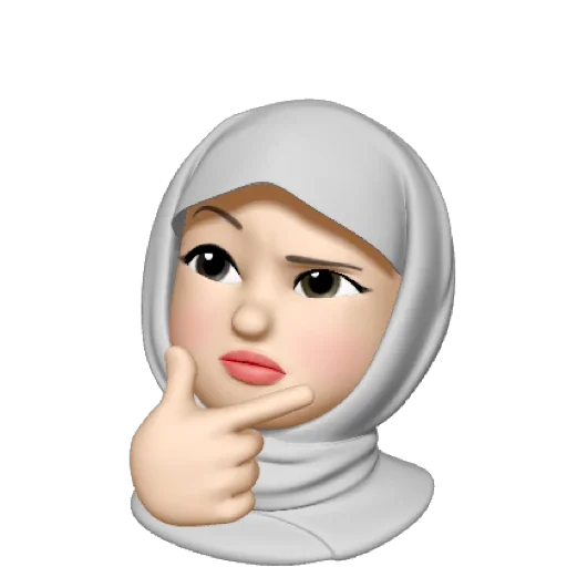 🤔 Стикер «Muslima» для Telegram