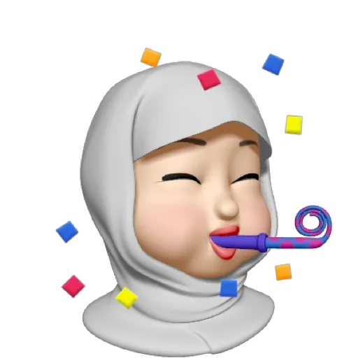 🥳 Стикер «Muslima» для Telegram