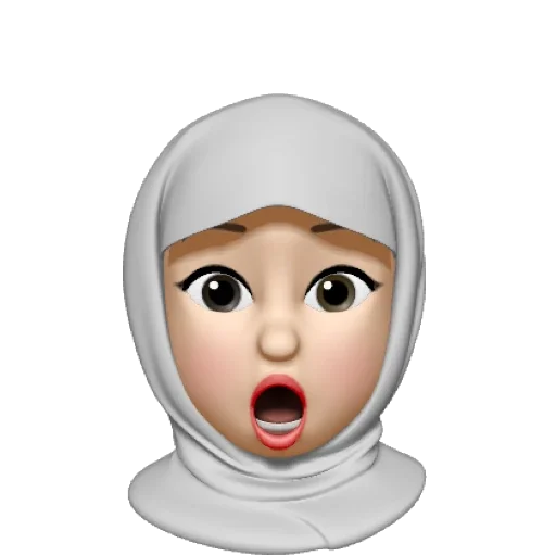 😧 Стикер «Muslima» для Telegram