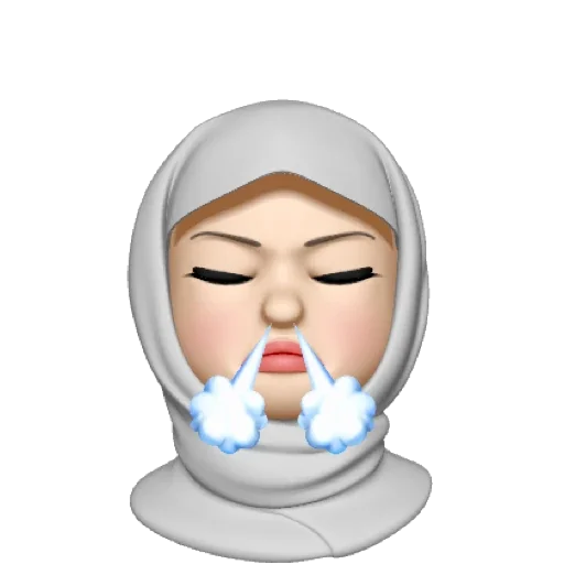 😤 Стикер «Muslima» для Telegram
