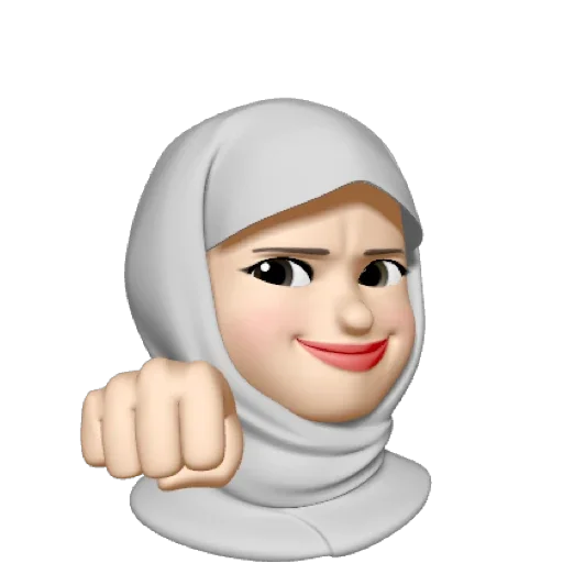 👊 Стикер «Muslima» для Telegram