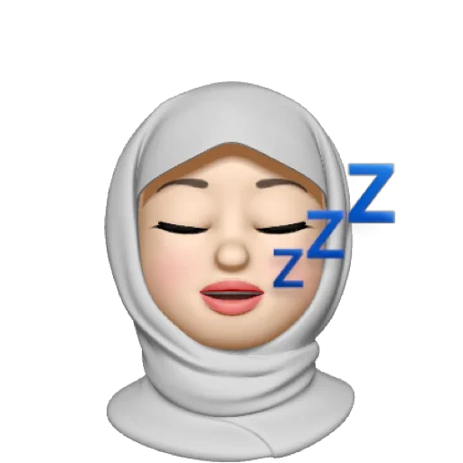 😴 Стикер «Muslima» для Telegram