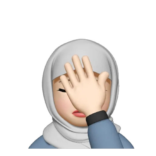 🤦‍♀️ Стикер «Muslima» для Telegram