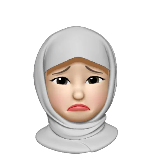 😔 Стикер «Muslima» для Telegram