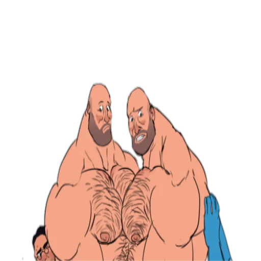 💪 Стикер «Muscle guys TF2» для Telegram