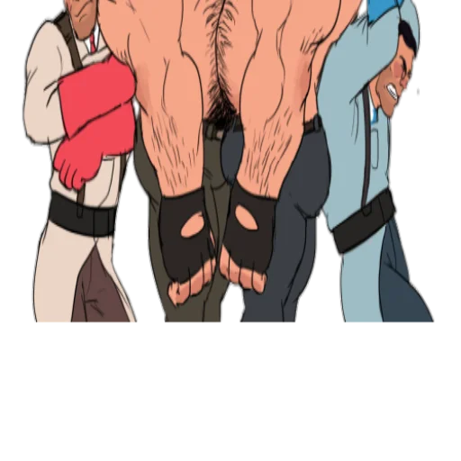 💪 Стикер «Muscle guys TF2» для Telegram