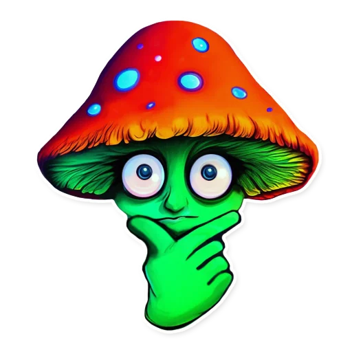 🤔 Стикер «Грибягоды» для Telegram