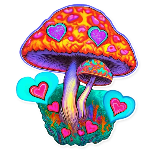 🥰 Стикер «Грибягоды» для Telegram