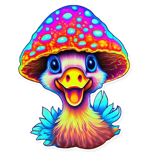 😀 Стикер «Грибягоды» для Telegram
