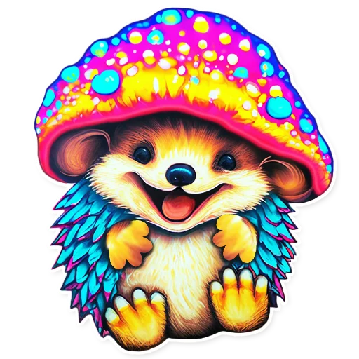 😁 Стикер «Грибягоды» для Telegram