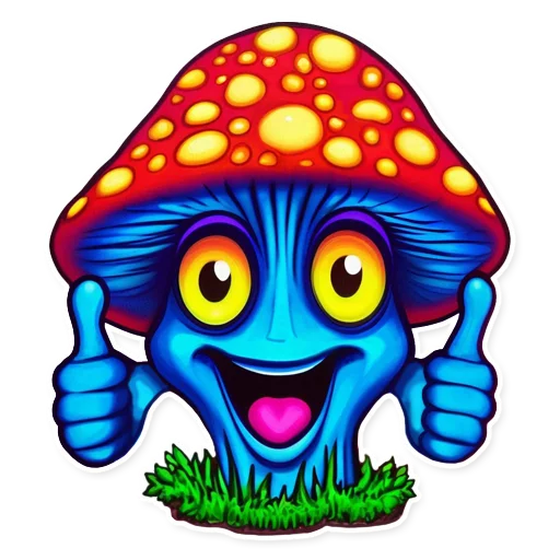 👍 Стикер «Грибягоды» для Telegram