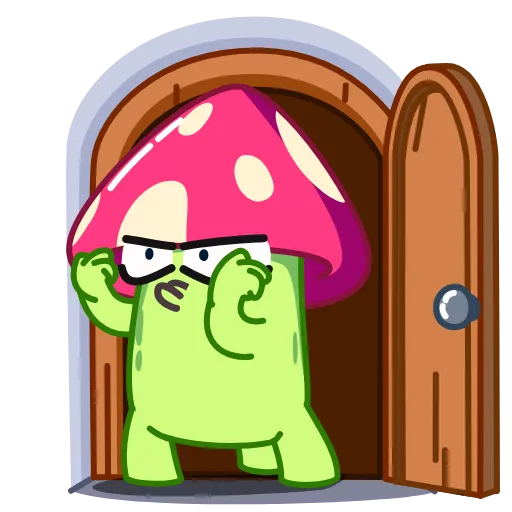 🖕 Стикер «Mushroom» для Telegram