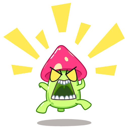 😡 Стикер «Mushroom» для Telegram
