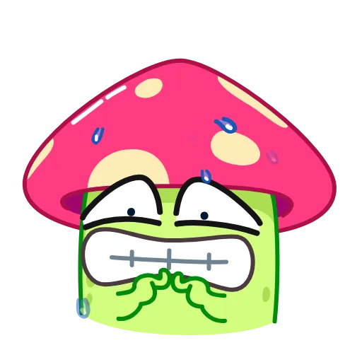 😰 Стикер «Mushroom» для Telegram