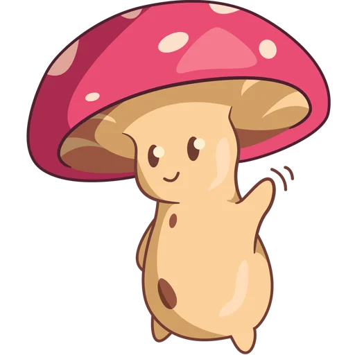 Стикерпак Mushroom Boy для Telegram