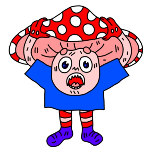 😧 Стикер «Mushroom Vampire» для Telegram