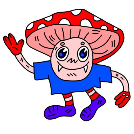 Стикерпак Mushroom Vampire для Telegram