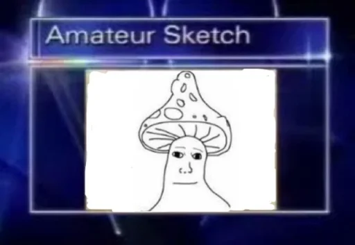🍄 Стикер «mushroom man» для Telegram