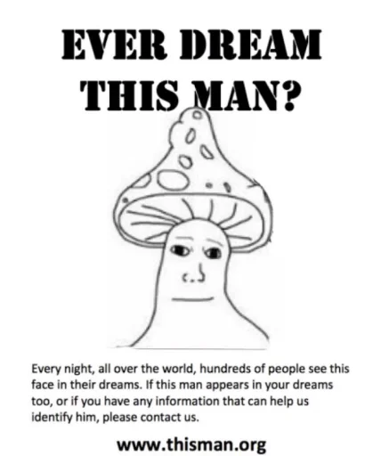 🍄 Стикер «mushroom man» для Telegram
