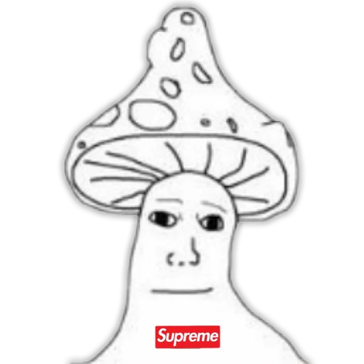 🍄 Стикер «mushroom man» для Telegram