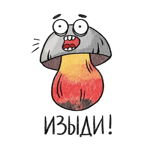😵 Стикер «Mushrooms» для Telegram