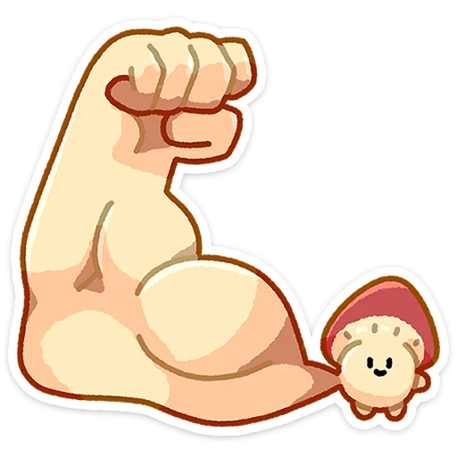 💪 Стикер «Грибосики» для Telegram