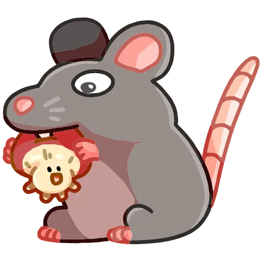🐀 Эмодзи «Грибосики» для Telegram