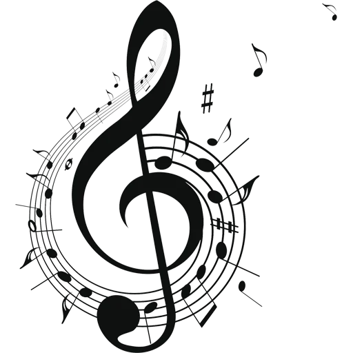 🎵 Стикер «Music Notes» для Telegram