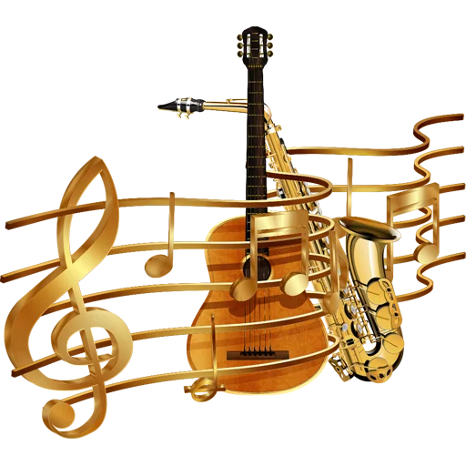 🎸 Стикер «Music Notes» для Telegram