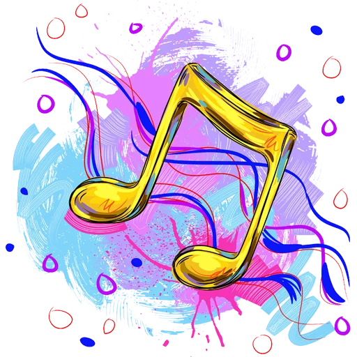 🎵 Стикер «Music Notes» для Telegram