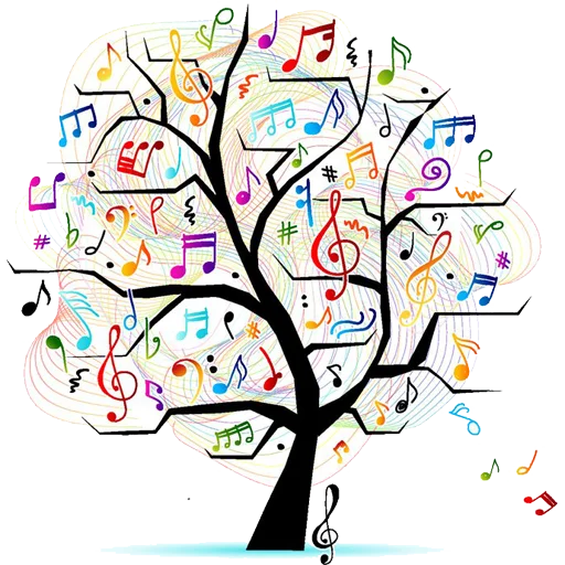 🎵 Стикер «Music Notes» для Telegram