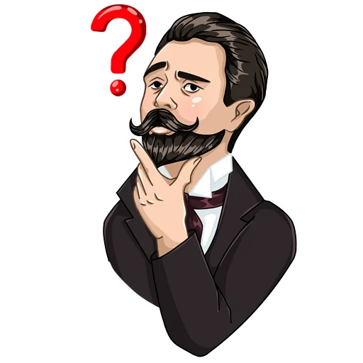 ❓ Стикер «Композиторы» для Telegram