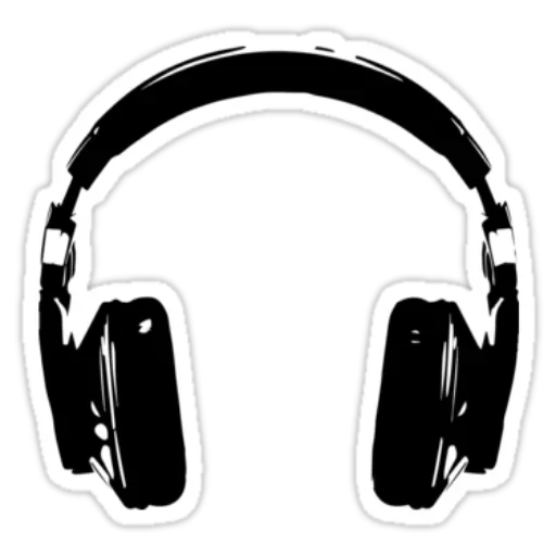 🎧 Стикер «Music Is My Blood» для Telegram