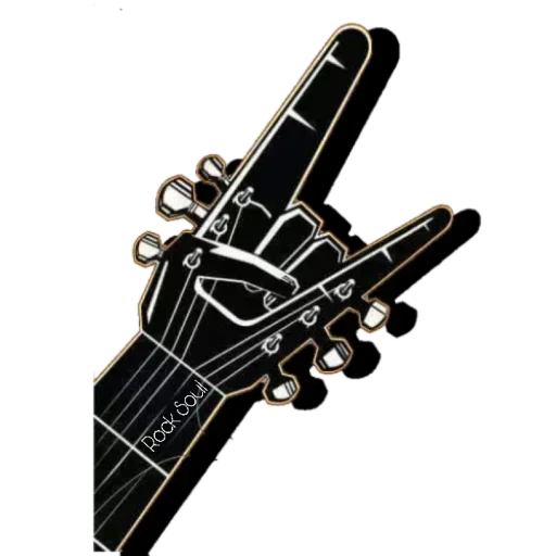 🎸 Стикер «Music Is My Blood» для Telegram