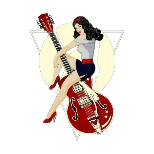 🎸 Стикер «Music Is My Blood» для Telegram