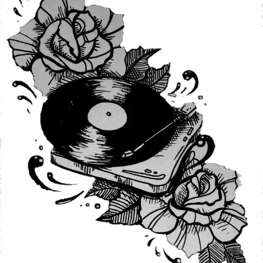 🎼 Стикер «Music Is My Blood» для Telegram